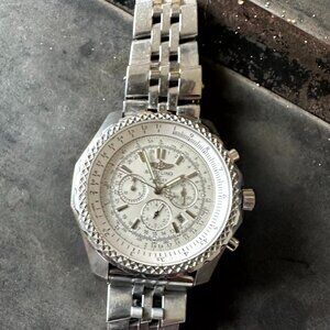 Breitling for Bentley Limited Edition White and Silver Men's Watch - A13362